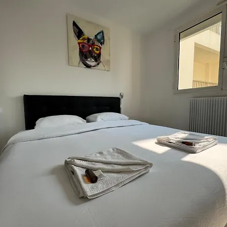 Апартаменты Spacieux 3 Pieces Au Coeur De Juan Les Pins *