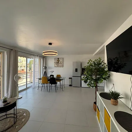 아파트 Spacieux 3 Pieces Au Coeur De Juan Les Pins 앙티브
